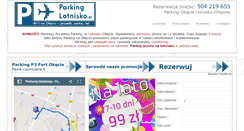 Desktop Screenshot of parkinglotnisko.pl