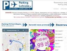 Tablet Screenshot of parkinglotnisko.pl